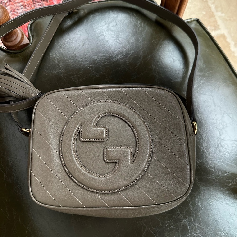 Gucci Green Leather Crossbody Bag - Picture 6 of 10